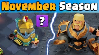 Judgment season in clash of clans  clash of clans november season 2024 [upl. by Hayifas]