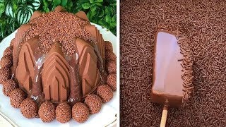 Easy Chocolate Cake Decorating Tutorials  How To Make Chocolate Cake Decorating Ideas [upl. by Frieder]