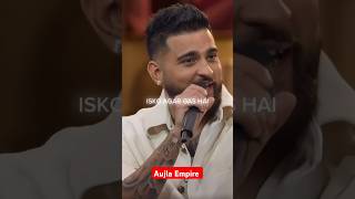 Karan Aujla divine amp badshah in Kapil Sharma show 🔥 shortsfeed shorts kapilsharma viral trend [upl. by Ahsekar]