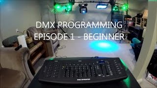 HOW TO DMX PROGRAM  MADE EASY FOR BEGINNERS [upl. by Amada561]