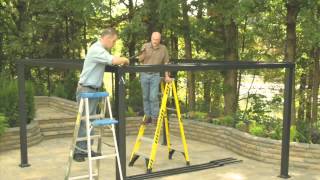 Lowes Gazebo Installation Video [upl. by Odrareg]