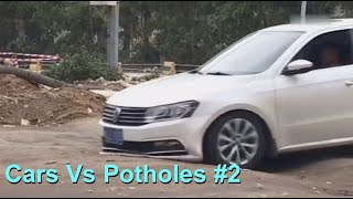 Cars Vs Massive Potholes 2 [upl. by Attolrac]