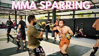 MMA Sparring  Class Highlights  George Hickman  Bangtao MMA [upl. by Glennis]