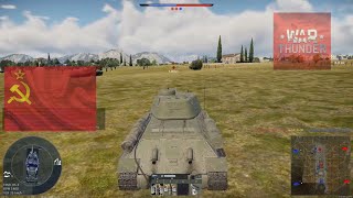 TANQUES SOVIETICOS EM BATALHAS REALISTAS  WAR THUNDER [upl. by Aelat]