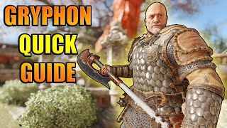 Gryphon Quick Guide For Honor [upl. by Aym]