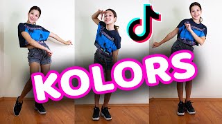 KOLORS TikTok Dance Tutorial  Slow amp Mirrored [upl. by Anirol]