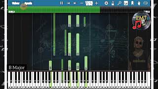 🎬🎼Dalex amp Favela ♦️Mi Favorita 🎹 Synthesia Tutorial 👤Emmanuel Muñoz Tapia HD [upl. by Nosittam909]