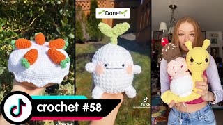 TIKTOK CROCHET CUTE STUFFED TOYS COMPILATION 58  Peachtok [upl. by Arres]