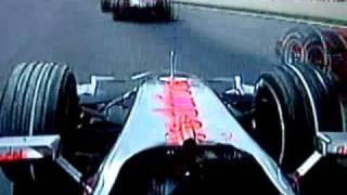 Barcellona 2007  Alonso vs Massa On board HD [upl. by Ellimaj]