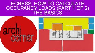 AC 010  Egress How to Calculate Occupancy Loads Part 1 of 2  The Basics [upl. by Huesman]