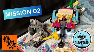 20242025 FLL SUBMERGED Mission 02 Shark Solution with Spike Prime [upl. by Dracir]