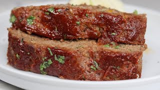 The Perfect Homemade Meatloaf Recipe  How To Make Meatloaf [upl. by Sayer]