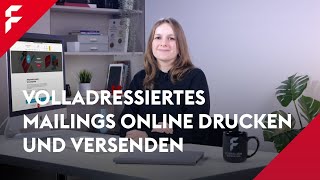 Personalisierte Mailings per DIALOGPOST versenden  Tutorial  Anleitung [upl. by Ardnaeed]