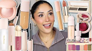 FULL FACE OF RARE BEAUTY MAKEUP  what products are worth your money [upl. by Ayian377]