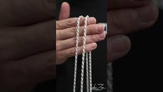 4mm Prism Rope Chain Hidden jewelry gem [upl. by Cyndy129]