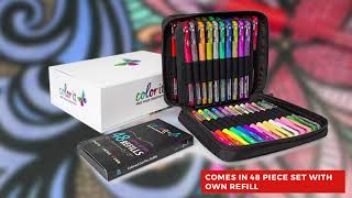 Best Colored Pencils Markers and Gel Pens  By ColorIt [upl. by Bonnette]