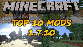 Top 10 Minecraft Mods 1710 [upl. by Scoles292]