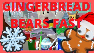 How to get Gingerbread bears FAST  Bee Swarm Simulator [upl. by Keyek765]