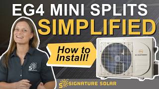 EG4 Mini Splits Simplified Your Questions Answered and How to Install [upl. by Kunin]