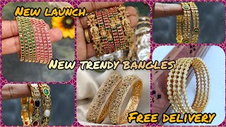 New Bangle collection 🛍️ THARASCOLLECTION11199 newjewelry coveringjewels imitationjewellery [upl. by Tormoria943]