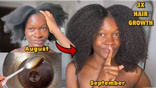 THIS IS HOW I DOUBLED MY HAIR GROWTH  with this hair growth oil and hair growth rinse [upl. by Genna]