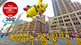 Macys Thanksgiving Day Parade 2017  360° Timelapse Video  Samsung Gear 360 2017 Equirectangular [upl. by Elleined847]