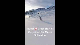 Stubai 🇦🇹 Great start of the season for Marco Schmidlin [upl. by Sykes]