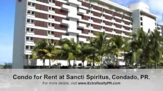 Condo for Rent at Sancti Spiritus Condado San Juan PR [upl. by Ham]