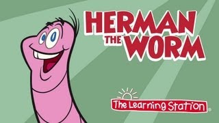 Herman the Worm ♫ Camp Songs for Children ♫ Kids Brain Breaks Songs by The Learning Station [upl. by Atived381]