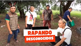 Broma Rapando desconocidos El rey de las bromas [upl. by Monda]