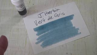 JHerbin Vert de Gris writing sample [upl. by Anai]