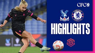 7 GOALS in the WSL  Crystal Palace Women 07 Chelsea Women  HIGHLIGHTS  WSL 2425 [upl. by Ennaed]