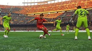 ليفربول ضد برشلونة محمد صلاح يا معذبهم ديمو بيس 2019  PES 2019 PC Demo [upl. by Razec167]