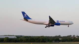 Geodis A330 doing circuits at prestwick reg GEODS [upl. by Okihcas]