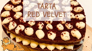 Tarta Red Velvet Fácil 😍 ¡RECETA DELICIOSA [upl. by Bachman90]