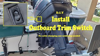 How To Install Mercury Outboard Trim Tilt Switch [upl. by Ralyt]