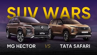 MG Hector vs TATA Safari  TUG OF WAR  Parkplus [upl. by Sy994]