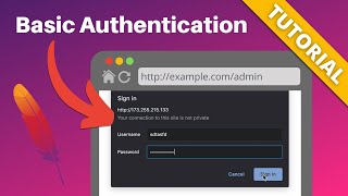 How to Password Protect Apache with Basic Authentication [upl. by Grof]