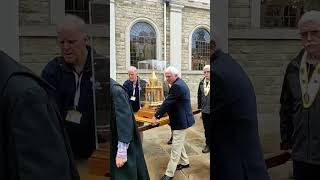 UK Tour of relics of St Bernadette of Lourdes Farewell procession Brentwood Cathedral 17 Oct 2022 [upl. by Ennylhsa924]