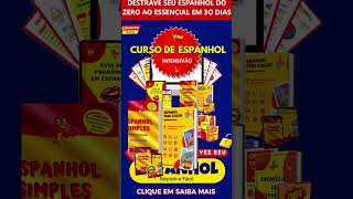 FALE ESPANHOL EM APENAS 30 DIAS  Clique no Link do Canal espanholsimples espanhol espanholbasico [upl. by Durham456]