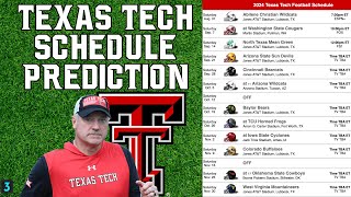 Texas Tech 2024 Schedule Preview and Prediction [upl. by Grenville]