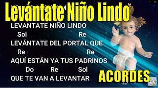 👼🎄🌟 LEVANTATE NIÑO LINDO 🎁🔔🎄LEVANTATE DEL PORTAL  ACORDES Y LETRA [upl. by Eidoow]