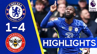 Chelsea 14 Brentford  Rüdiger Hits LongRange Screamer In Blues Defeat  Premier League Highlights [upl. by Becka830]