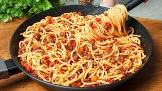 Diese Pasta Bolognese hat mich verrückt gemacht Herzhaft einfach und unglaublich lecker [upl. by Zoba]