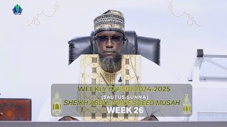 WEEK 26  WEEKLY QURAN TAFSIR AFA ABDUL RAUF 20242025  iSLAMLOG Official [upl. by Eniliuqcaj]