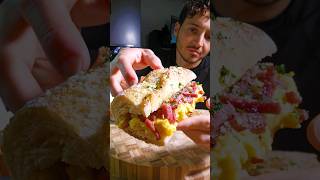 Sandwich carbonara 🥪 recette [upl. by Aitnuahs]