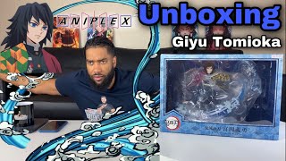 Unboxing  Giyu Tomioka  Demon Slayer Kimetsu No Yaiba  Aniplex 18 Scale Figure  Water Hashira [upl. by Aeniah]