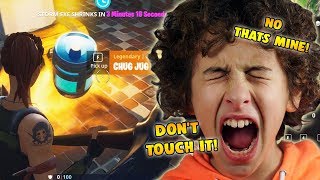 ANGRY KID BEGS FOR quotCHUG JUGquot ON FORTNITE Funny Fortnite Trolling [upl. by Etnuad753]