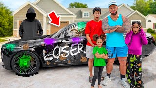 Stalker RUINED our DADS NEW CAR 🤬 [upl. by Aniral]