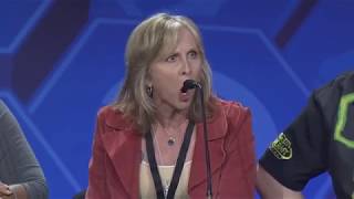 Sylvanas Voice actor Patty Mattson Blizzcon 2017 [upl. by Nnyleahs334]